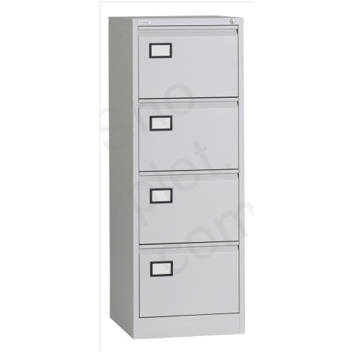 Triumph Trilogy 4 Drawer Filing Cabinet Grey 100387 Shoplet