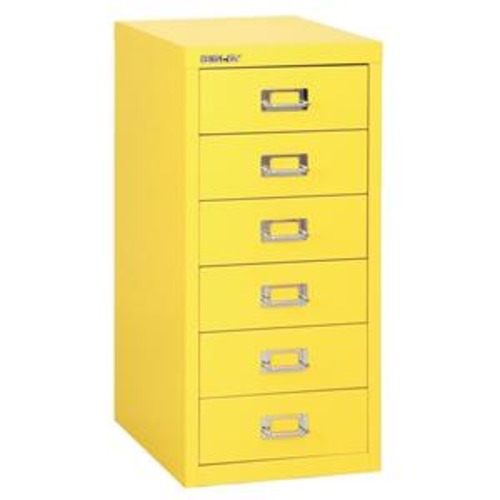 GLO by Bisley SoHo Multidrawer 6Drawer H590mm (Yellow